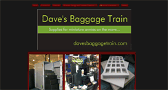 Desktop Screenshot of davesbaggagetrain.com